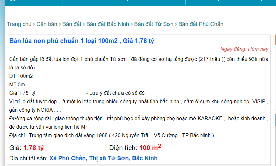 Bắc Ninh: &quot;Đất lúa non&quot; không sổ đỏ đắt không ngờ, giá đất nông nghiệp ở mức cao - Ảnh 1.