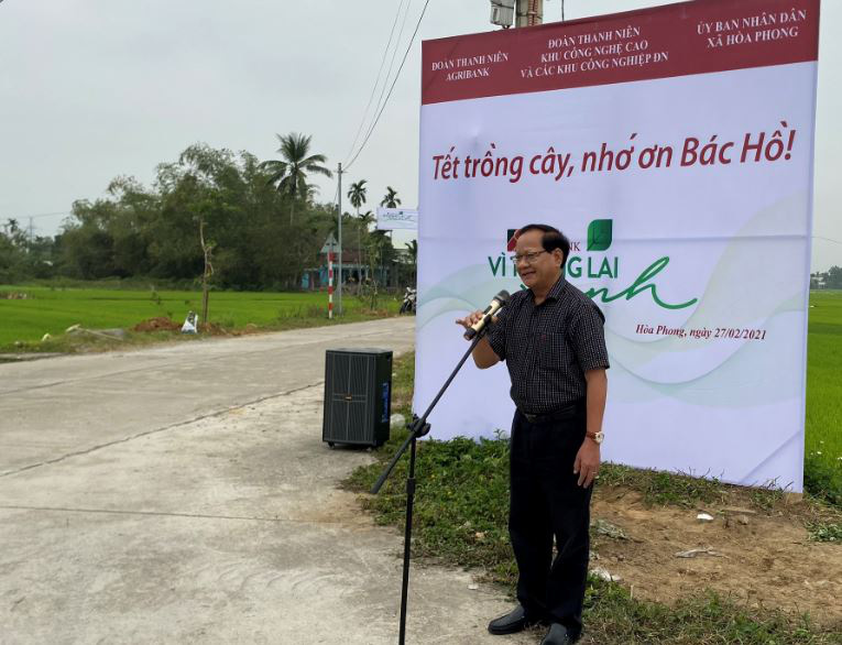 Agribank miền Trung hưởng ứng phong trào &quot;Tết trồng cây đời đời nhớ ơn Bác Hồ” năm 2021 - Ảnh 2.