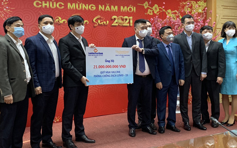 LienVietPostBank và Thaiholdings trao tặng 21 tỷ đồng cho quỹ mua Vaccine ngừa Covid-19 của Bộ Y tế - Ảnh 2.