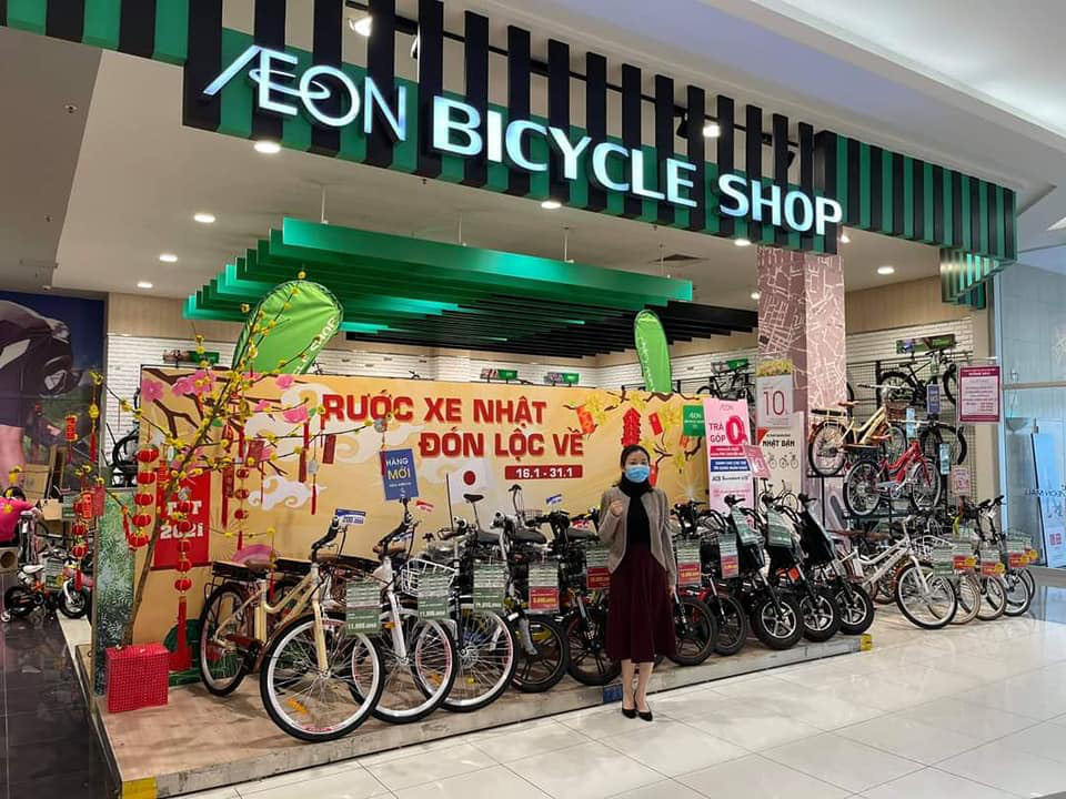 AEON MALL khuyến mại &quot;khủng&quot; cho khách hàng mua xe đạp trợ lực điện Wiibike dịp Tết - Ảnh 1.