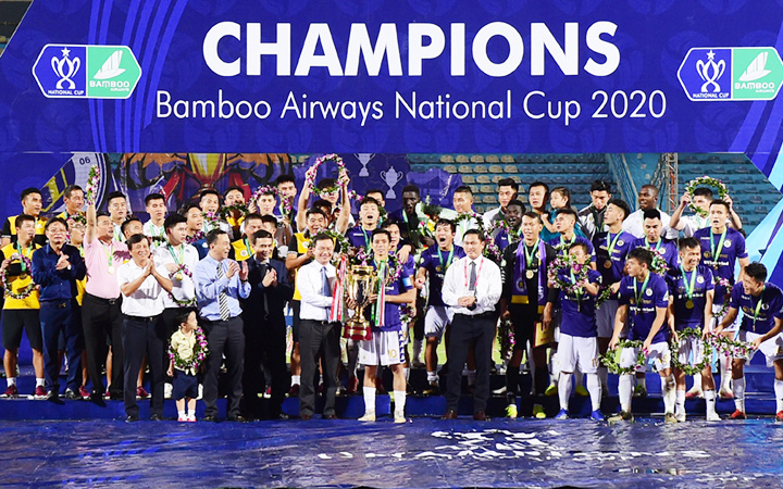 Hà Nội FC vô địch Cúp QG Bamboo Airways 2020.