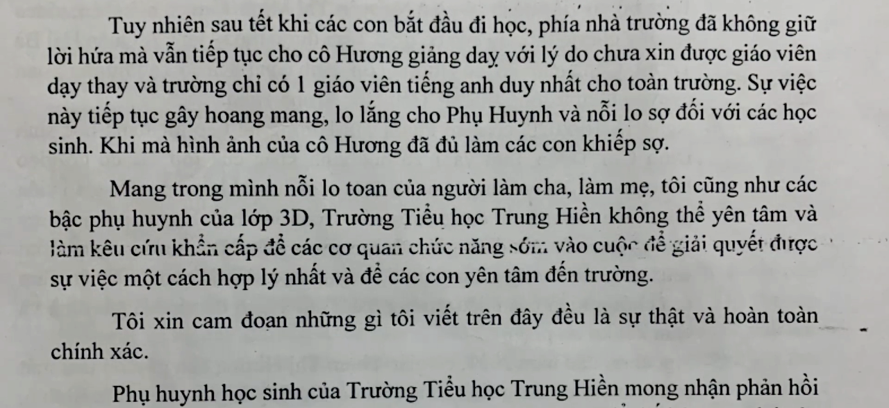 Tạm dừng đứng lớp cô giáo bị tố đánh học sinh bằng thước sắt - Ảnh 2.