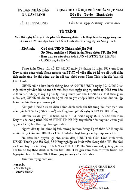 Đại dự án sông Tích chậm tiến độ (bài 2): Chủ tịch xã phát công văn “đòi” quyền lợi, chủ đầu tư nói gì? - Ảnh 3.