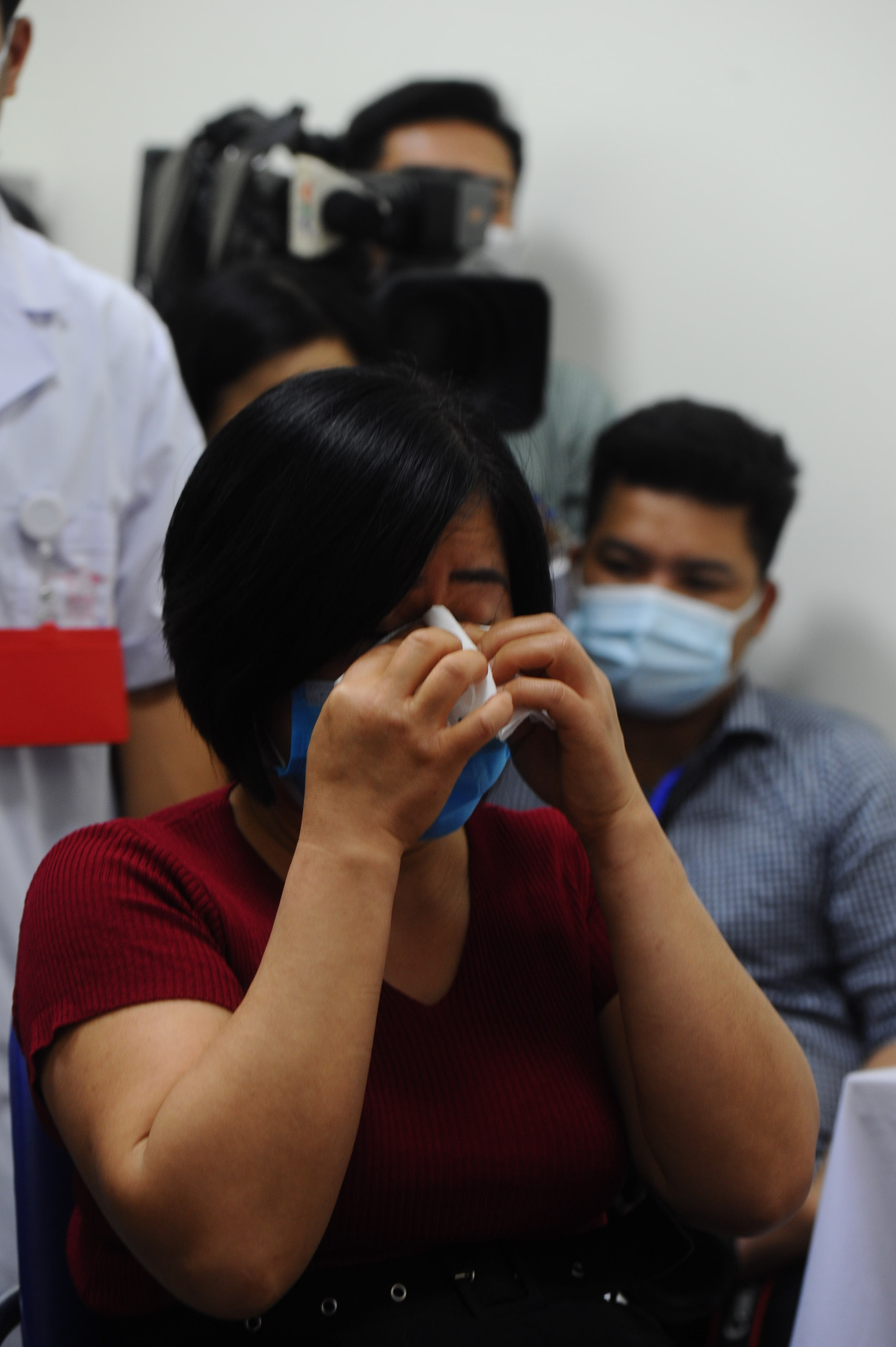 Ảnh: Những mũi tiêm đầu tiên thử nghiệm vắc xin Covid-19 COVIVAC do Việt Nam sản xuất - Ảnh 9.