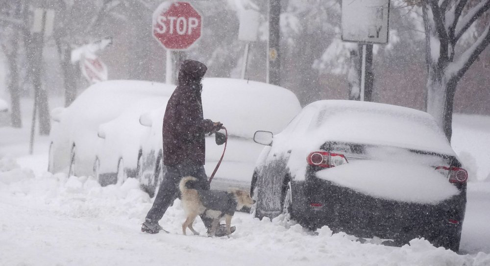 Một phần nước Mỹ lại tê liệt vì tuyết rơi, có nơi dày tới 61 cm - Ảnh 6.