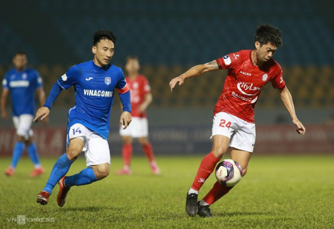 Lee Nguyễn đã không thể ghi bàn trong trận thua Than Quảng Ninh cuối tuần qua.