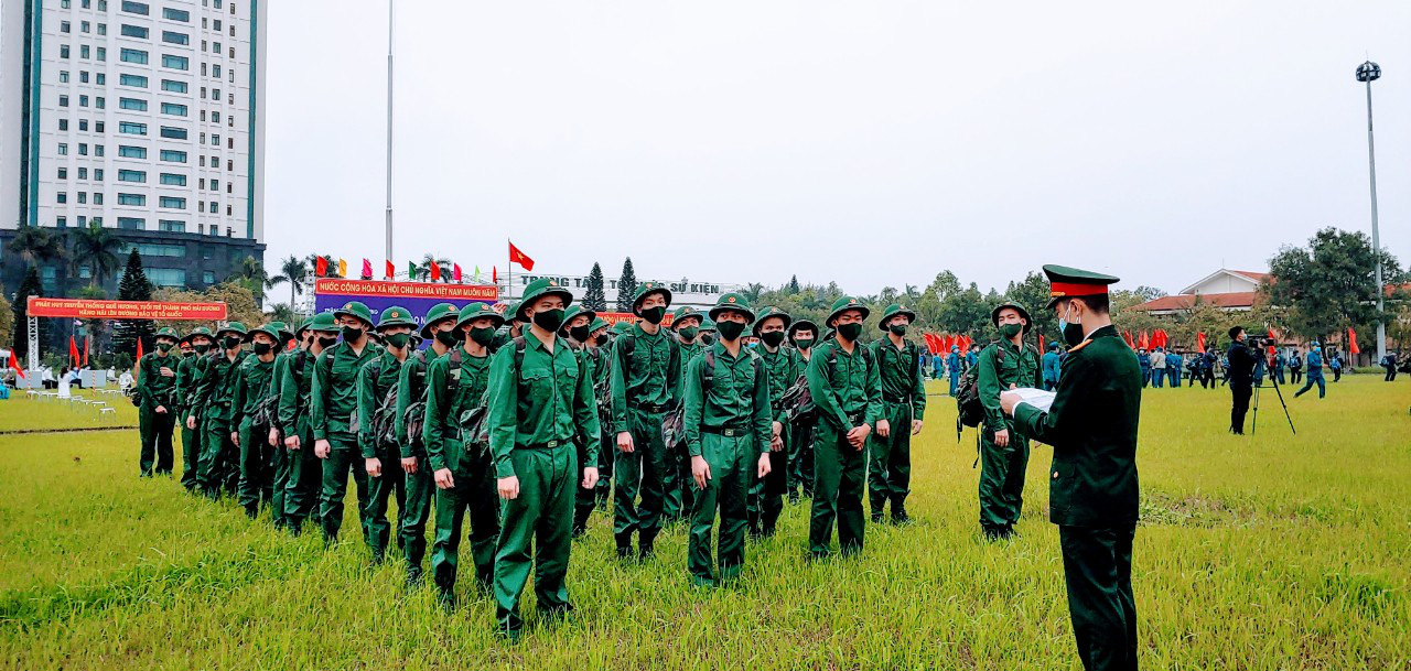 Hải Dương: Khống chế được dịch Covid-19, 2.450 tân binh được lên đường nhập ngũ  - Ảnh 1.