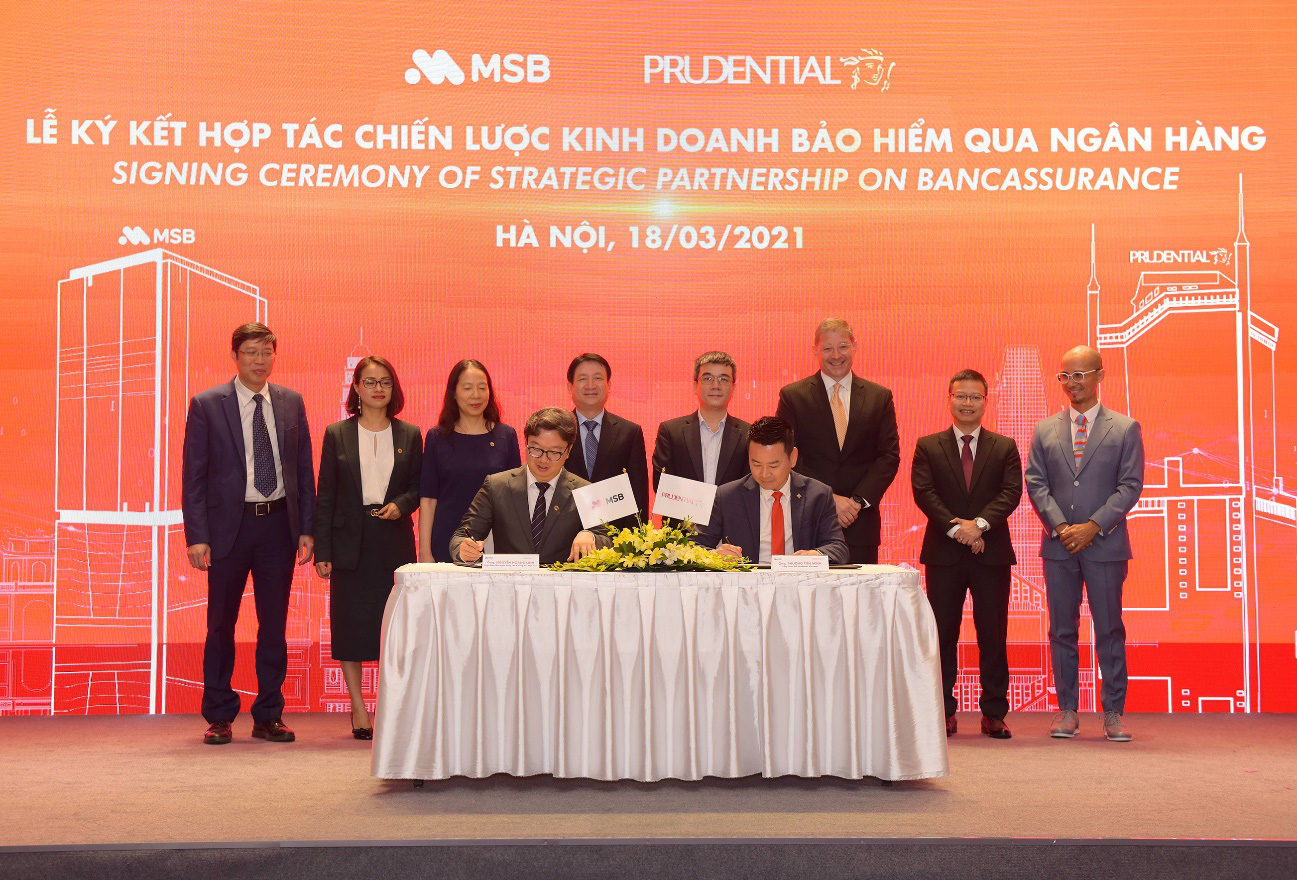 Prudential Việt Nam và Ngân hàng MSB chính thức ký kết gia hạn và mở rộng quan hệ hợp tác trong 15 năm - Ảnh 1.
