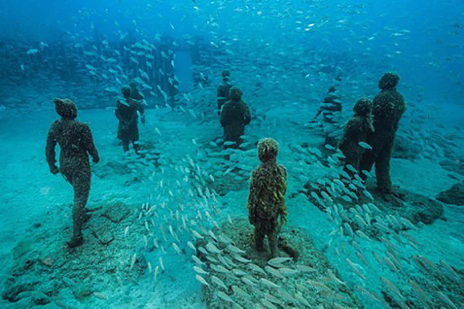 Độc đáo triển lãm dưới đại dương với tác phẩm điêu khắc nặng 10 tấn - Ảnh 6.