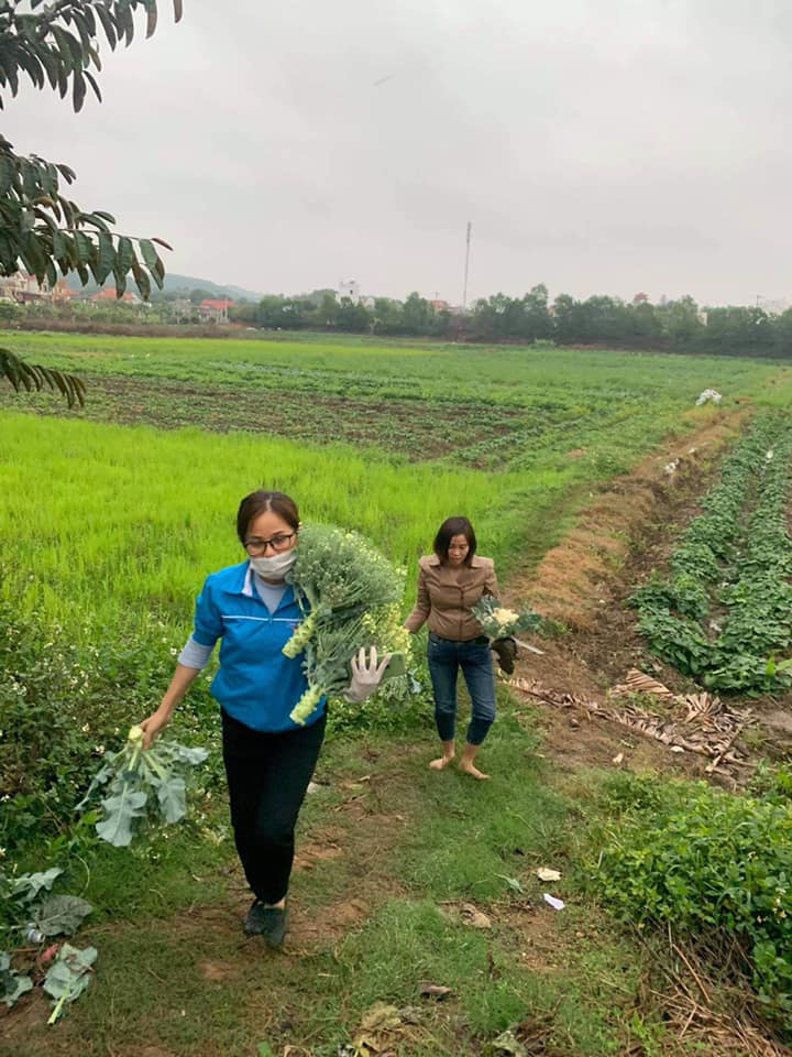 Độc đáo những bó hoa “nở mùa Covid-19” được tặng trước giờ gỡ lệnh phong tỏa ở Hải Dương  - Ảnh 2.