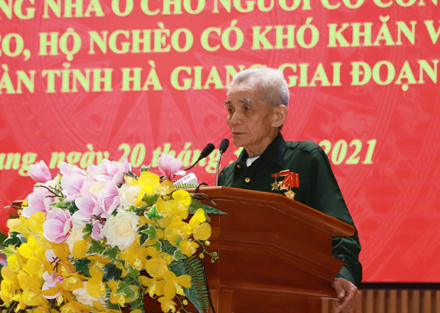 Hà Giang: Hơn 100 doanh nghiệp dự lễ phát động hỗ trợ xây dựng nhà ở cho hộ khó khăn, cựu chiến binh nghèo - Ảnh 9.
