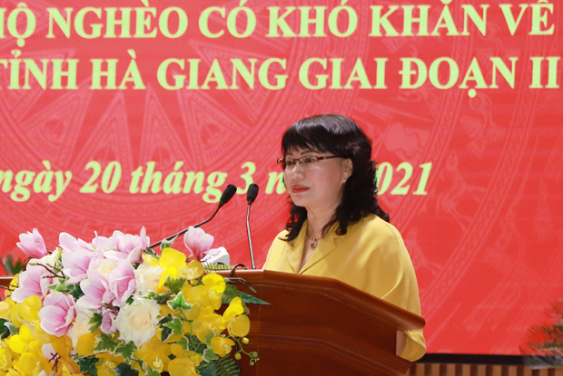 Hà Giang: Hơn 100 doanh nghiệp dự lễ phát động hỗ trợ xây dựng nhà ở cho hộ khó khăn, cựu chiến binh nghèo - Ảnh 10.
