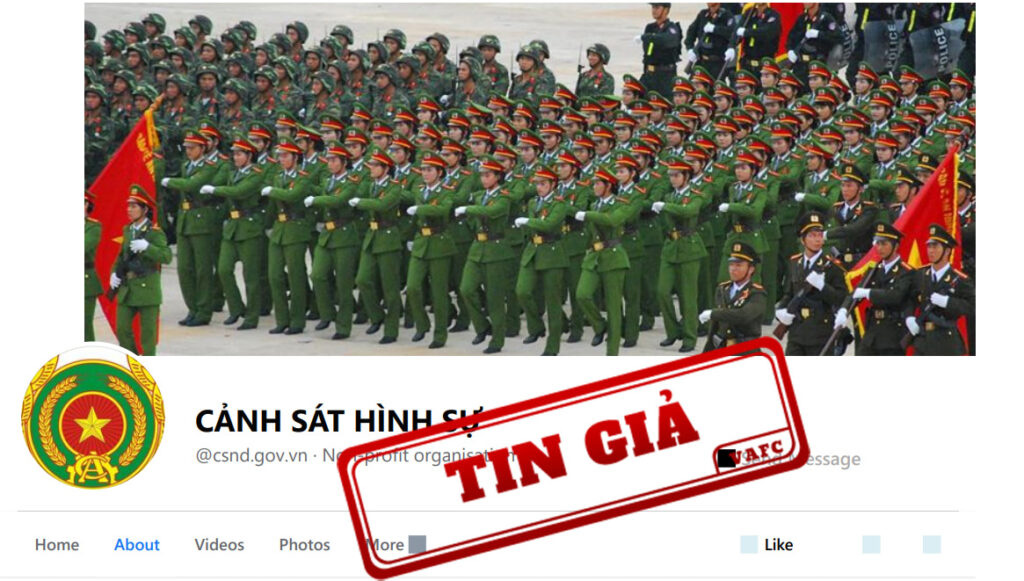 Bộ Công an xác minh fanpage &quot;Cảnh Sát Hình Sự&quot; có 165.000 lượt &quot;like&quot; trên Facebook - Ảnh 1.