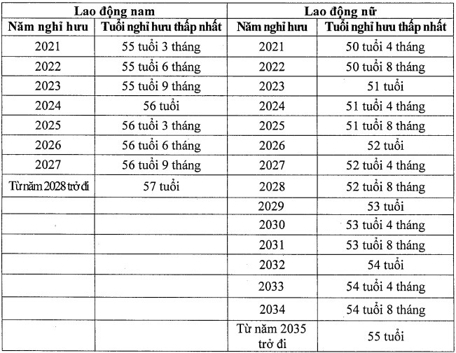 4 trường hợp NLĐ được nghỉ hưu sớm từ năm 2021 - Ảnh 1.