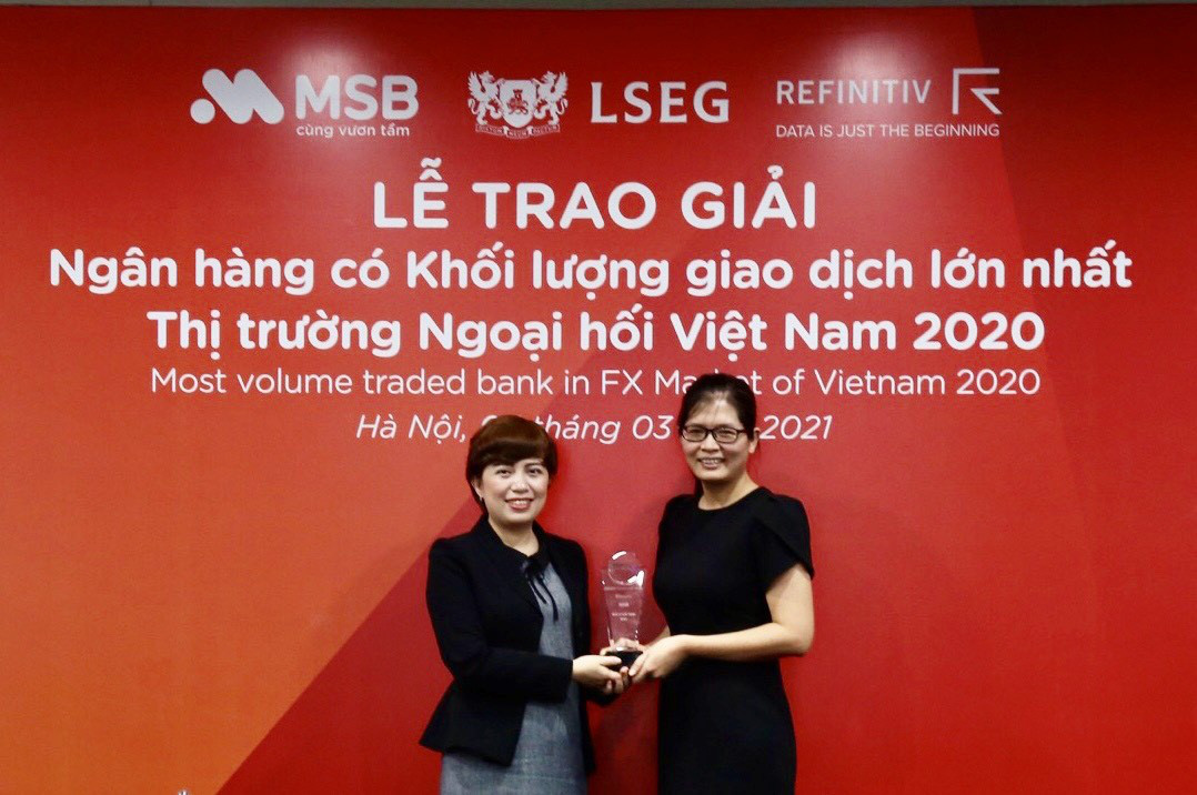 MSB được vinh danh là ngân hàng có khối lượng giao dịch ngoại hối lớn nhất Việt Nam - Ảnh 1.