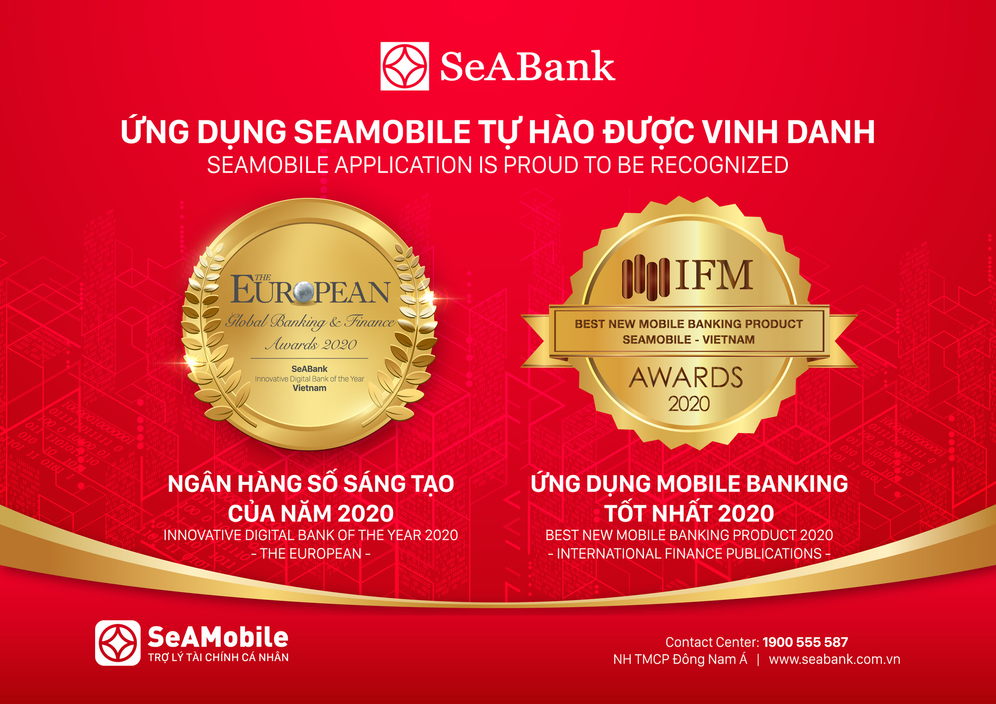  Ngân hàng số SeAMobile được ghi nhận nhiều giải thưởng uy tín - Ảnh 1.
