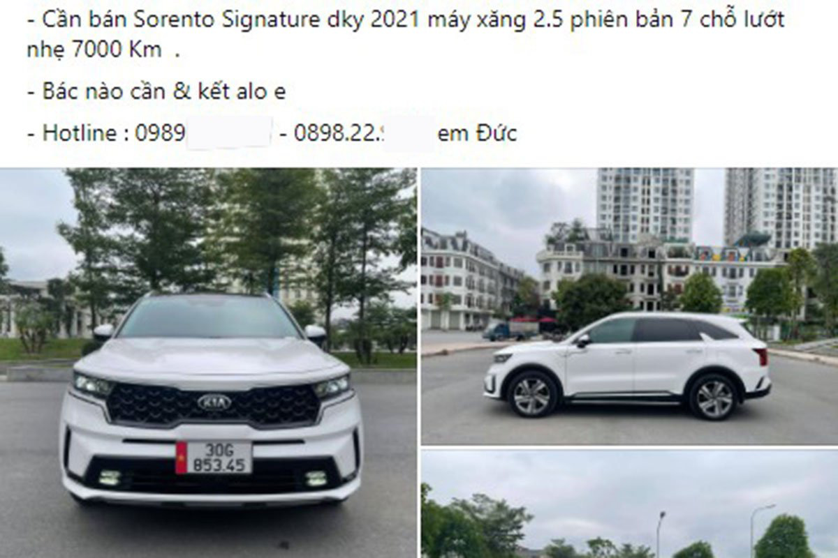 Hàng loạt xe Kia Sorento 2021 mới chạy vài nghìn km đã rao bán ngỡ ngàng - Ảnh 2.