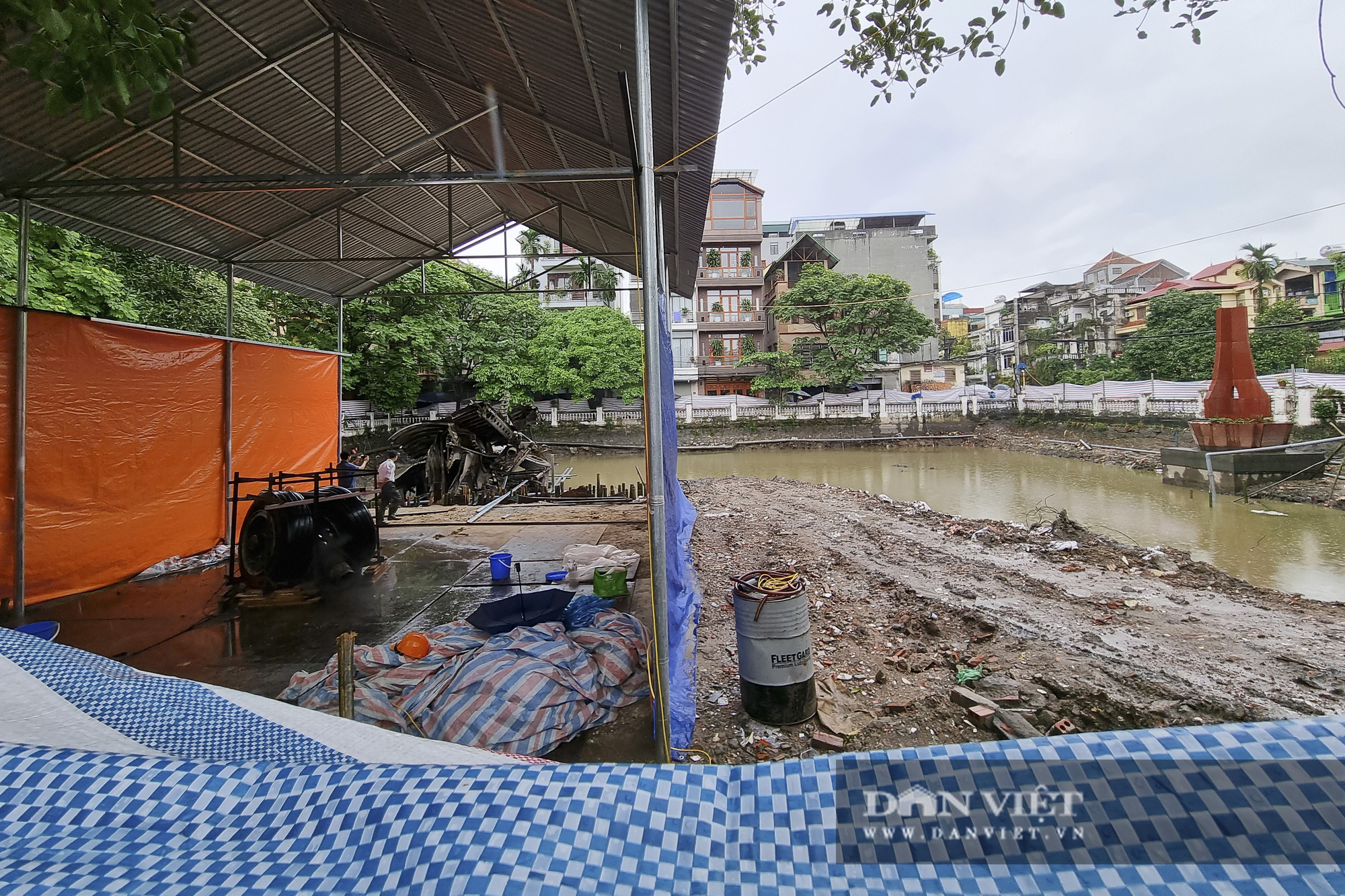 Hồ Hữu Tiệp, nơi xác máy bay B52 bị bắn rơi tại Hà Nội được tu bổ, tôn tạo - Ảnh 2.