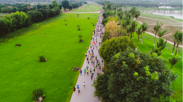 Ecopark Marathon 2021 - Ngắm cung đường chạy giữa thiên nhiên &quot;siêu chất&quot; trước giờ G - Ảnh 8.