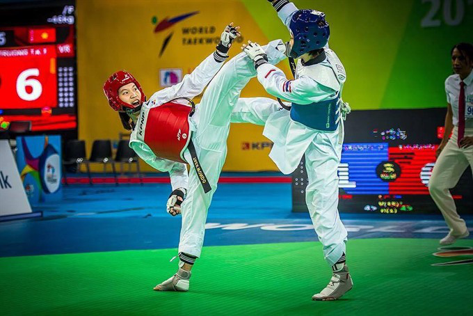 Trương Thị Kim Tuyền là niềm hy vọng giành  vé dự Olympic Tokyo của taekwondo Việt Nam.