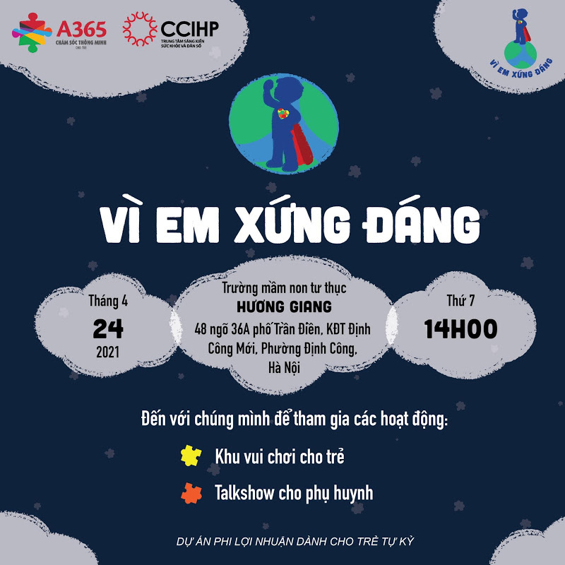 &quot;Vì Em Xứng Đáng&quot; - lan toả tình yêu thương tới cộng đồng người tự kỷ - Ảnh 1.