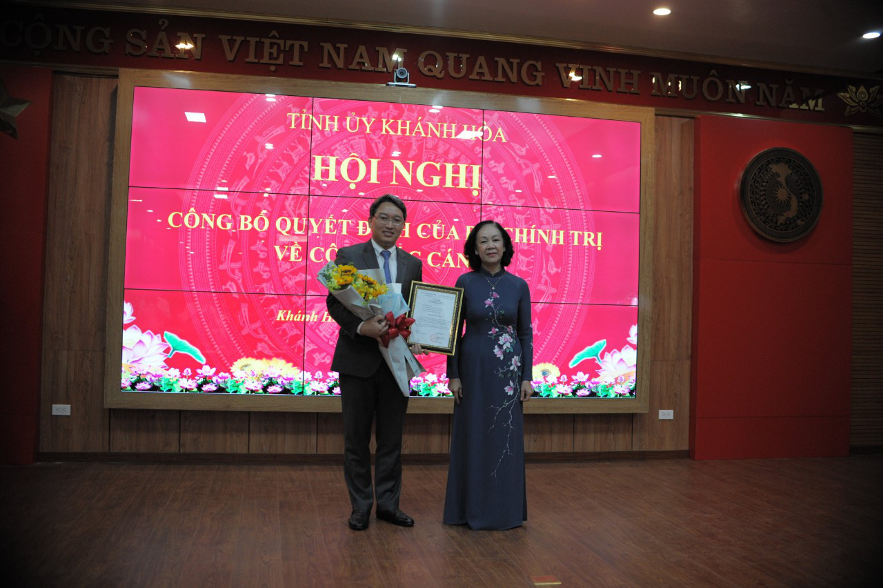 Ông Nguyễn Hải Ninh được điều động giữ chức Bí thư Tỉnh ủy Khánh Hòa - Ảnh 1.