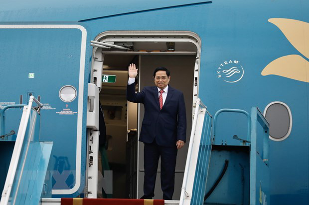 Thủ tướng Phạm Minh Chính rời Hà Nội đến Indonesia dự Hội nghị các Nhà Lãnh đạo ASEAN - Ảnh 1.
