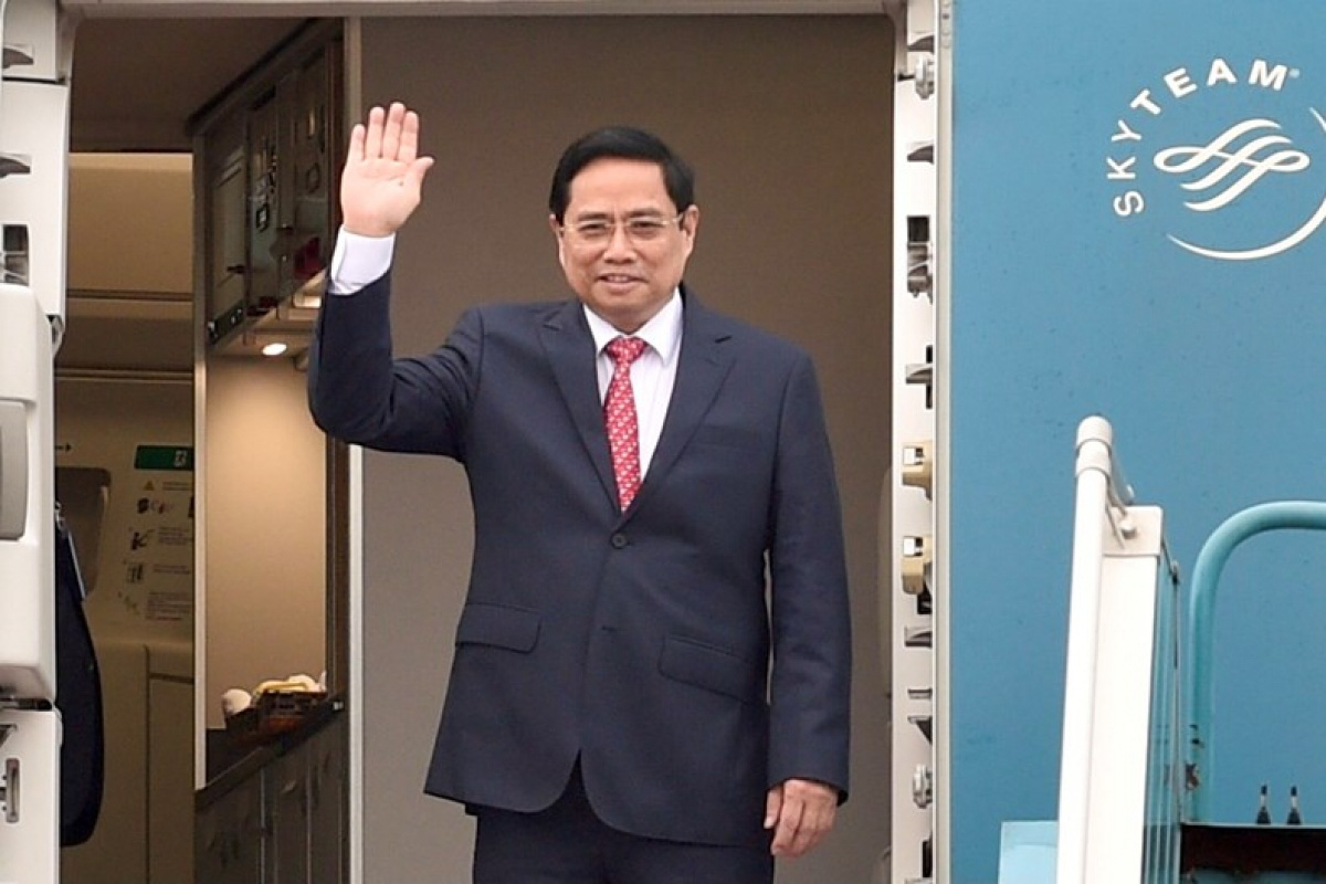 Nhìn lại chuyến công du nước ngoài đầu tiên của Thủ tướng Phạm Minh Chính - Ảnh 1.