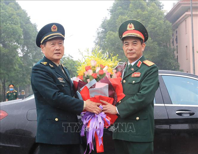 Ảnh: Bộ trưởng Quốc phòng Trung Quốc Ngụy Phượng Hòa thăm chính thức Việt Nam - Ảnh 1.