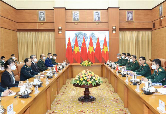 Ảnh: Bộ trưởng Quốc phòng Trung Quốc Ngụy Phượng Hòa thăm chính thức Việt Nam - Ảnh 6.