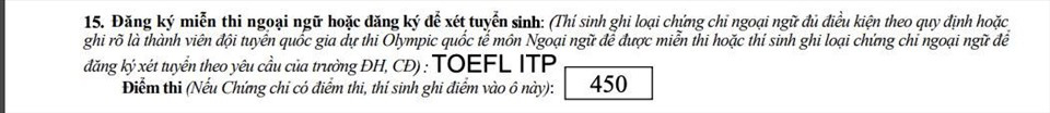 Hướng dẫn ghi phiếu đăng ký dự thi tốt nghiệp và xét tuyển đại học năm 2021 - Ảnh 5.