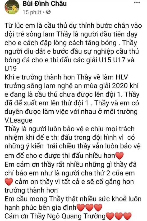 Xuân Mạnh, Văn Đức nói gì khi chia tay HLV Ngô Quang Trường? - Ảnh 3.