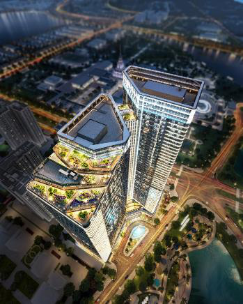 Vingroup ra mắt TechnoPark Tower - tòa văn phòng thông minh Top 10 thế giới - Ảnh 1.