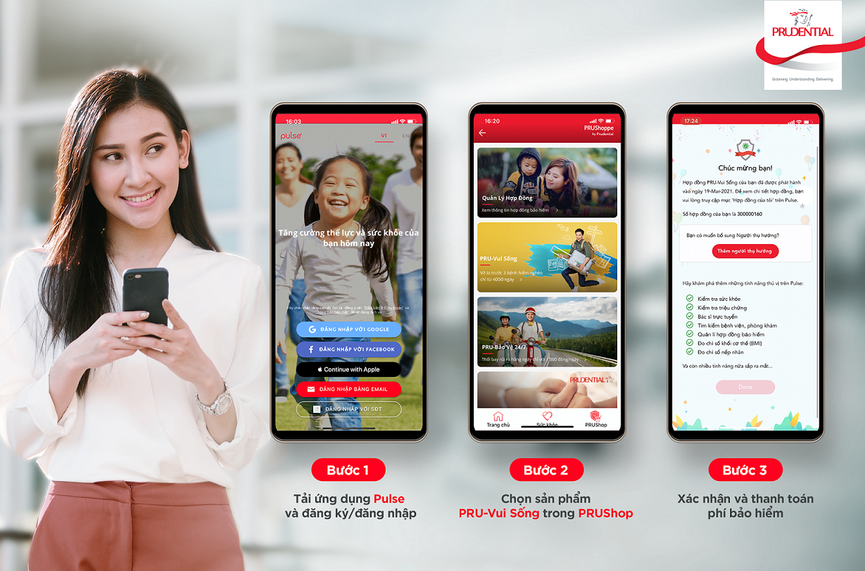 Prudential ra mắt giải pháp bảo hiểm trực tuyến “PRU-Vui Sống” - Ảnh 3.