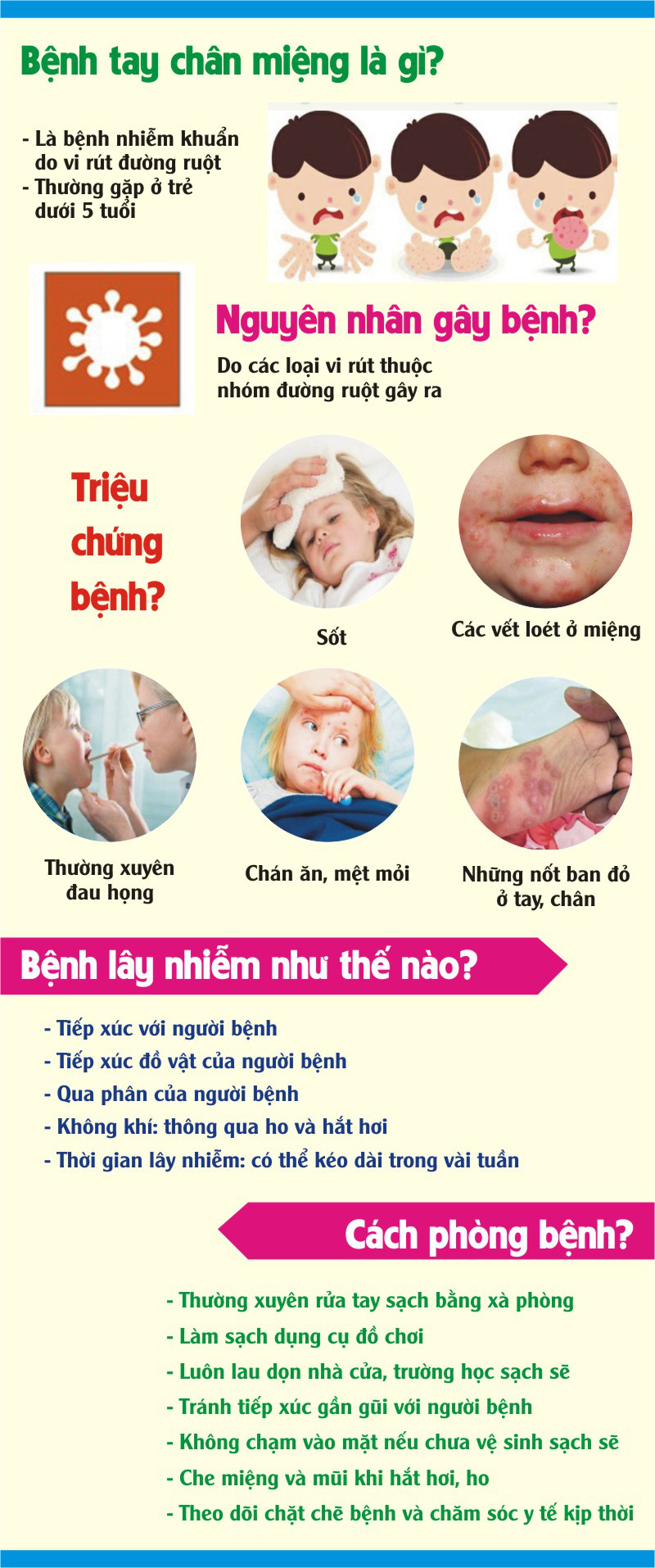 Sai lầm của cha mẹ khi chăm sóc trẻ bị bệnh tay chân miệng