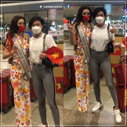 Ảnh: Khánh Vân khẩu trang kín mít &quot;vượt bão&quot; Covid lên đường chinh phục Miss Universe - Ảnh 6.