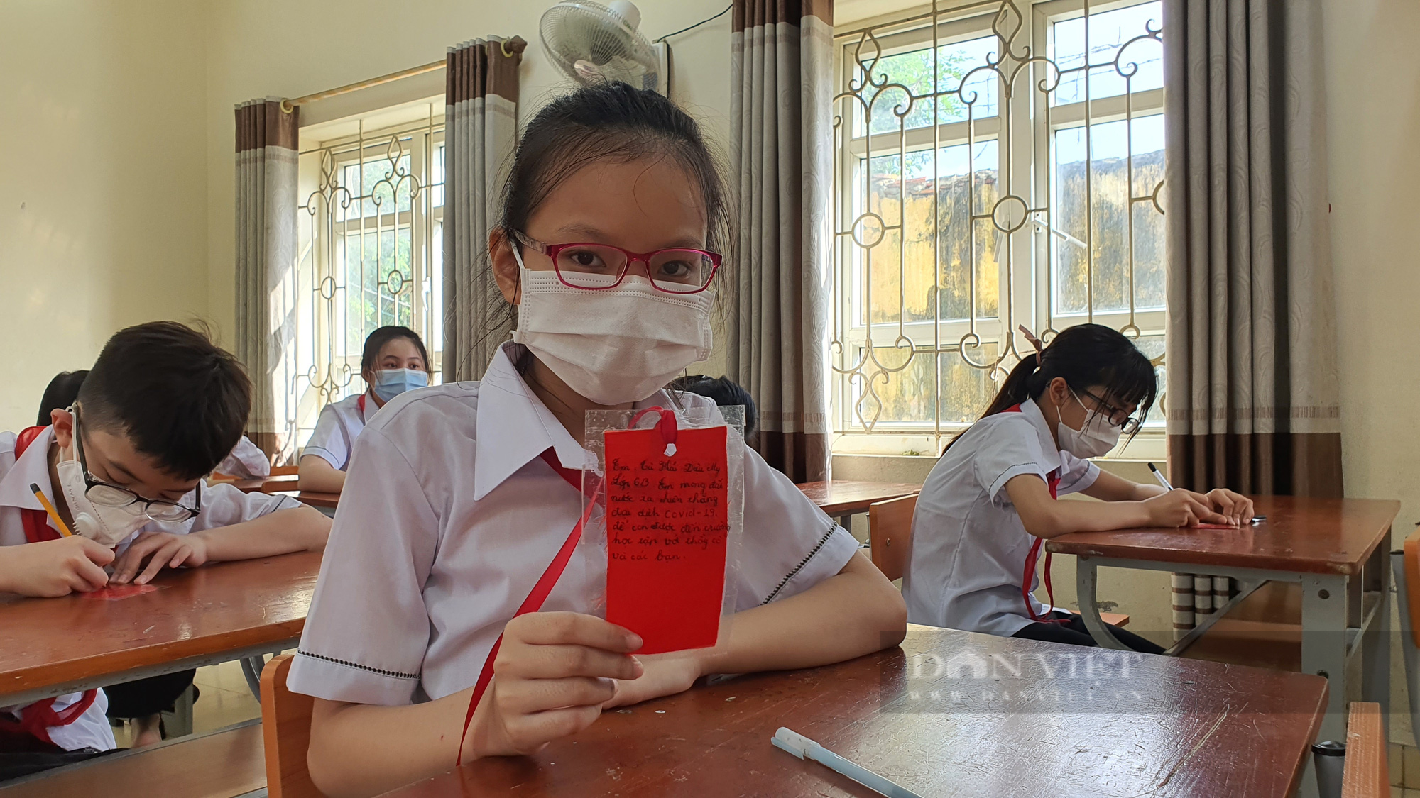 Độc đáo "cây điều ước" mang những thông điệp ý nghĩa của học sinh một trường THCS ở Thanh Hóa - Ảnh 3.