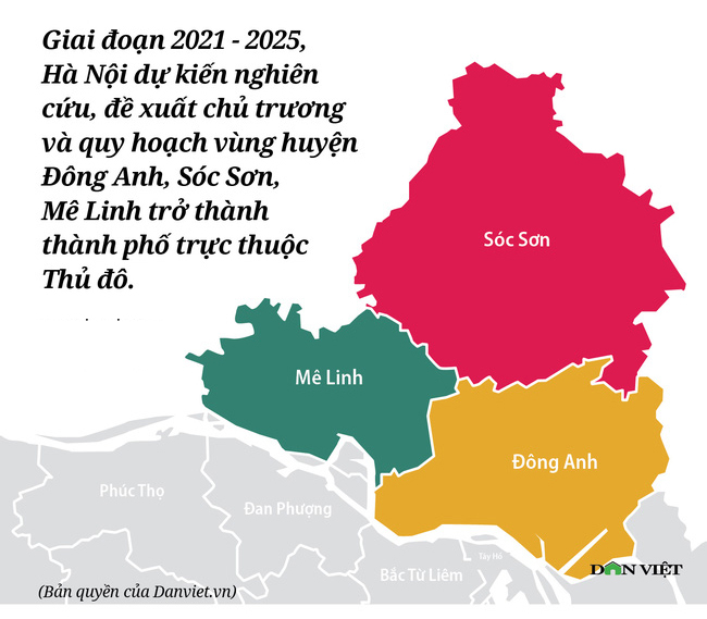 Quy hoạch 3 huyện Hà Nội lên thành phố: Kỳ vọng thành phố xanh, thông minh và hiện đại - Ảnh 1.