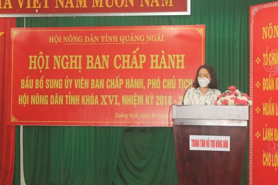 Quảng Ngãi: Bà Huỳnh Thị Thanh Nguyệt giữ chức Phó Chủ tịch Hội Nông dân tỉnh - Ảnh 1.