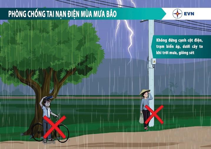 Đề cao cảnh giác tai nạn điện trong mùa mưa bão - Ảnh 6.