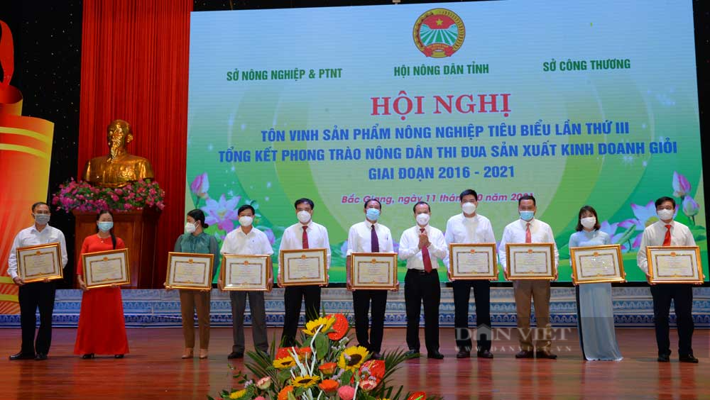 CLIP: Phó Chủ tịch T.Ư Hội NDVN Phạm Tiến Nam tham dự Hội nghị tổng kết sản xuất, kinh doanh giỏi tỉnh Bắc Giang - Ảnh 4.