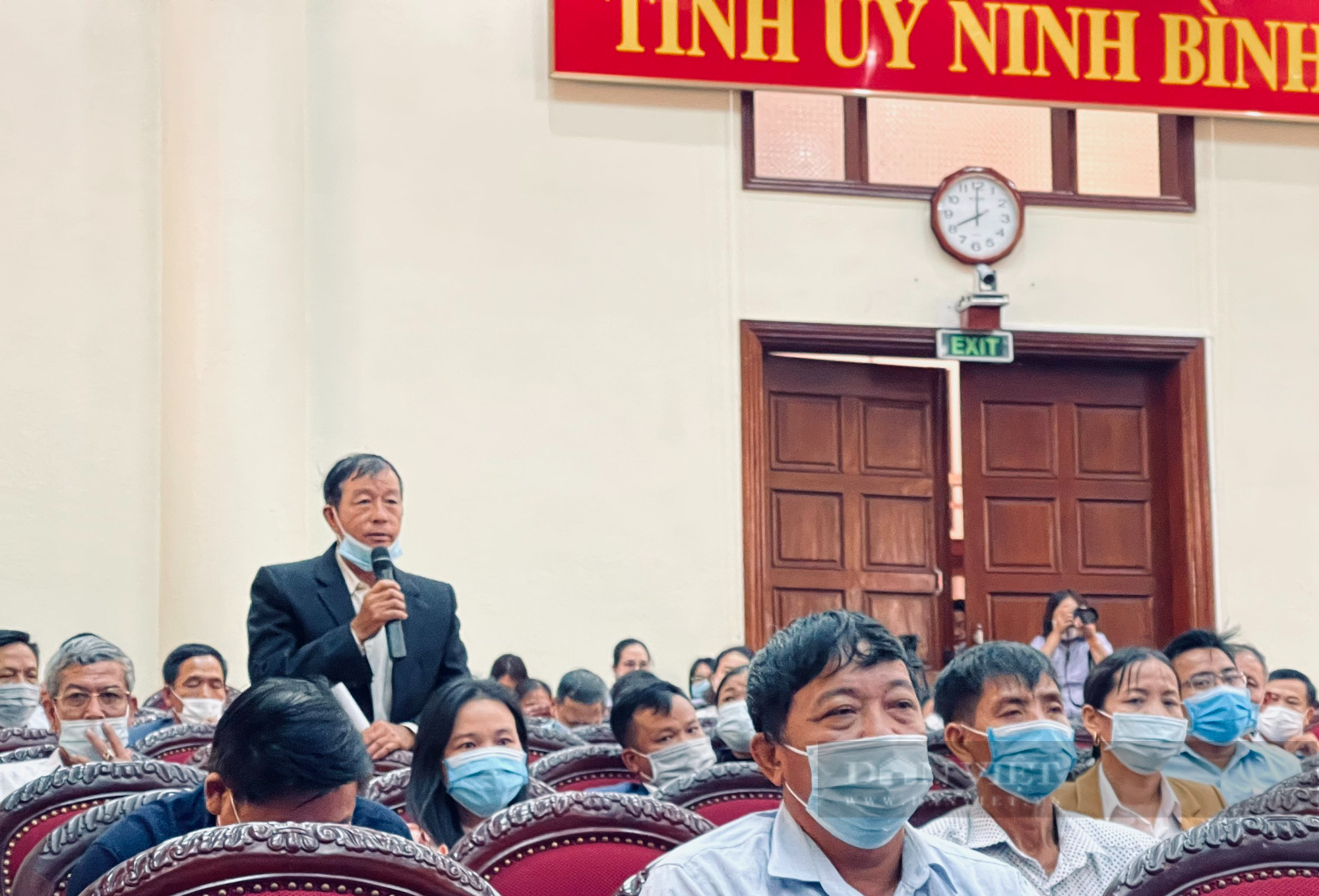 Thường trực Tỉnh uỷ Ninh Bình đối thoại, giải đáp nhiều vấn đề “nóng” với cán bộ, hội viên nông dân - Ảnh 3.