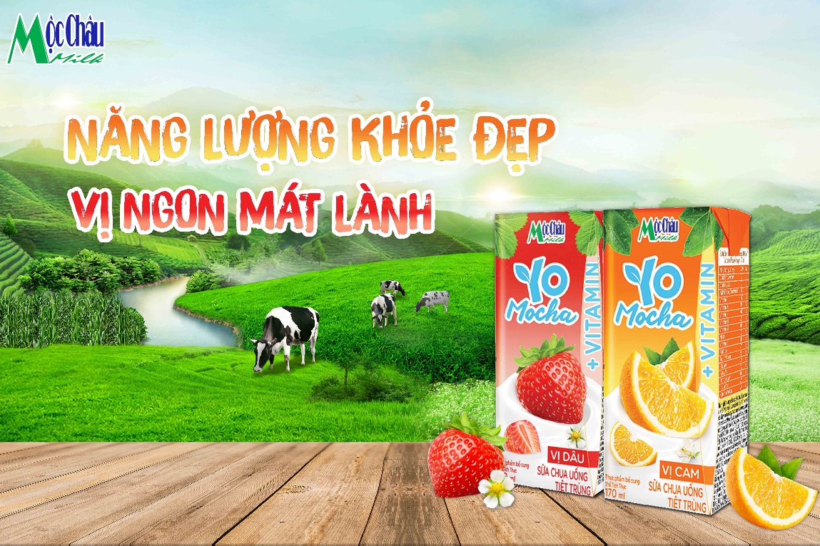 Mộc Châu Milk ra mắt &quot;Sữa chua uống YoMocha mới dành cho giới trẻ&quot; - Ảnh 1.