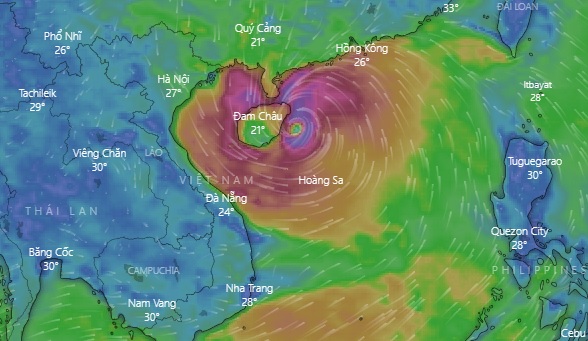 Tin bão khẩn cấp: Bão số 8 đang cách Hà Tĩnh 540km, cách Thanh Hóa 600km - Ảnh 2.