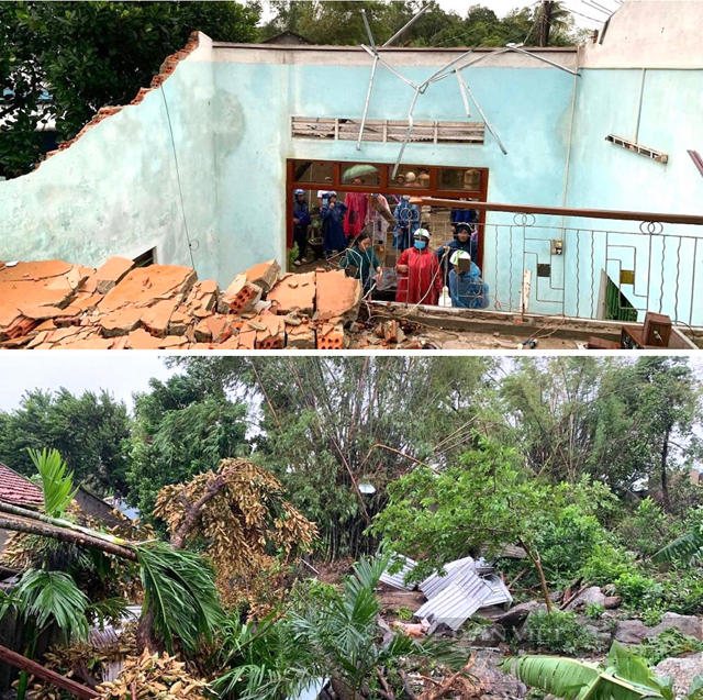 Quảng Ngãi: Lốc xoáy ập vào nữa đêm cuốn, phá mái 45 nhà dân  - Ảnh 6.