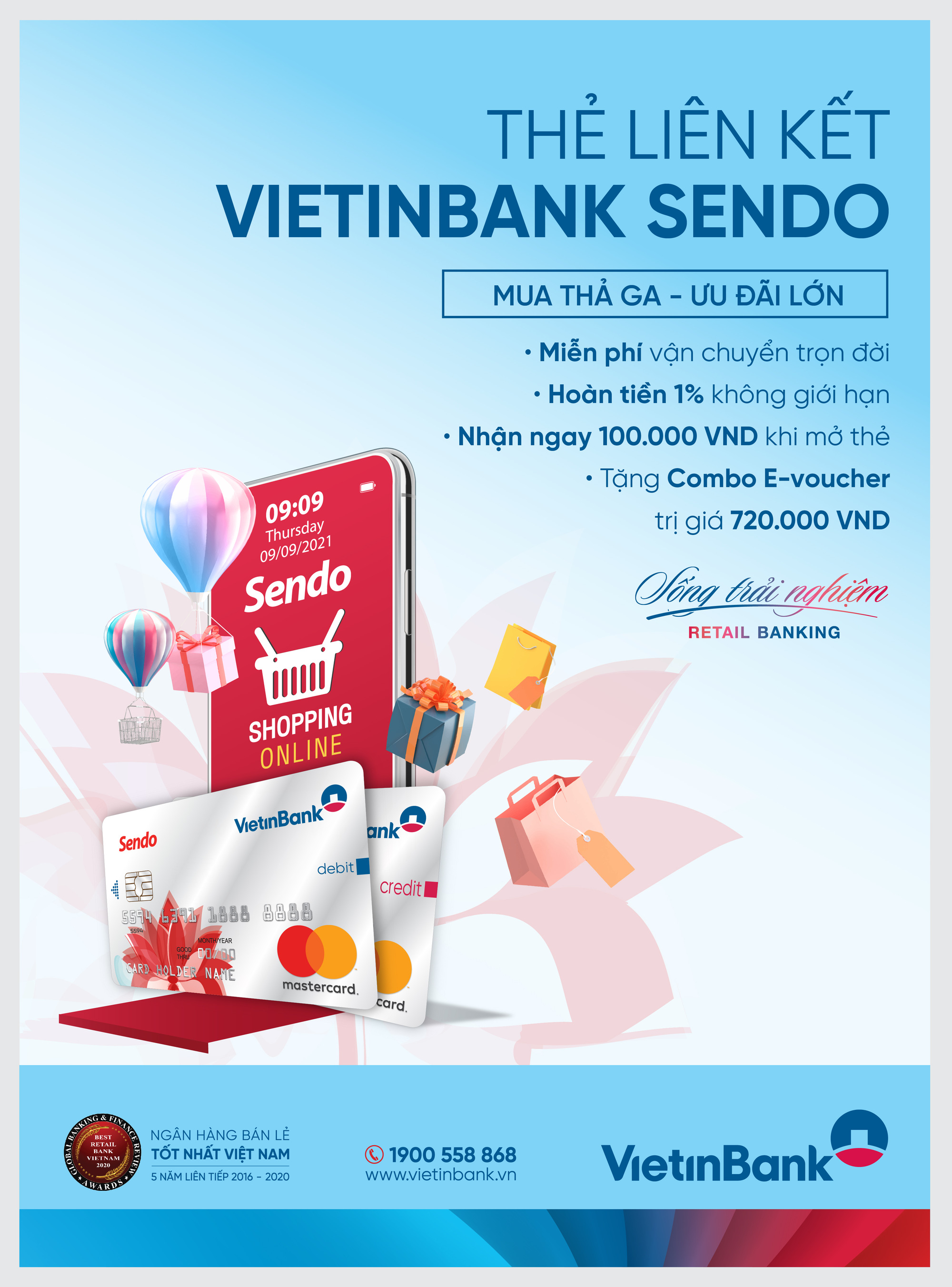 Freeship trọn đời - Săn deal cực đã trên Sendo cùng VietinBank - Ảnh 1.