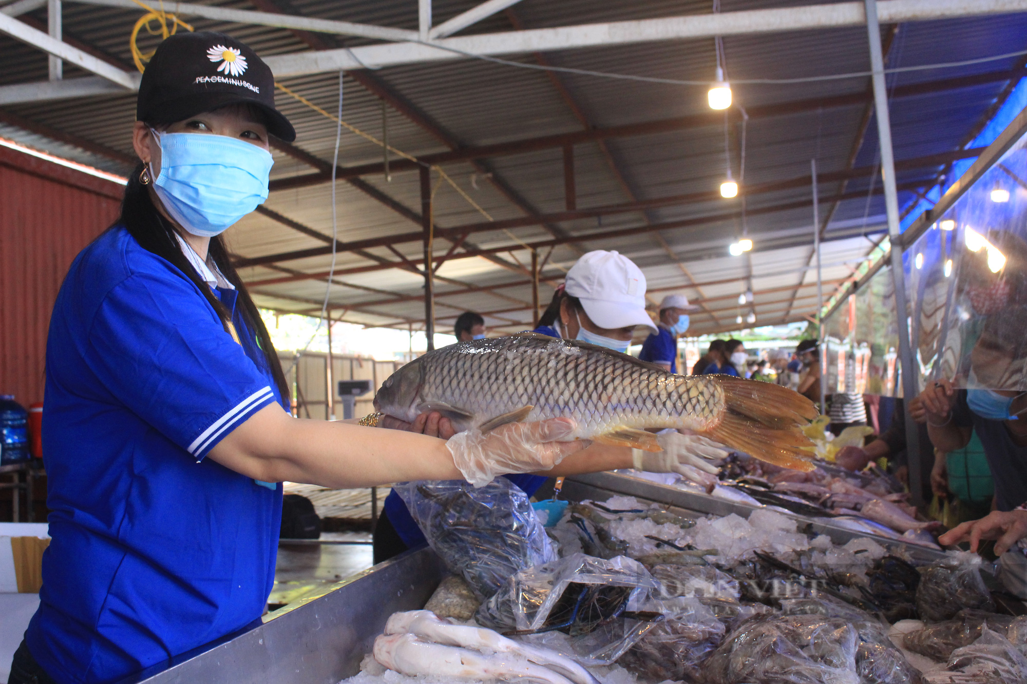 ẢNH: TP.HCM có chợ đặc biệt, cá, tôm chỉ nửa giá, ai mua cũng được - Ảnh 5.