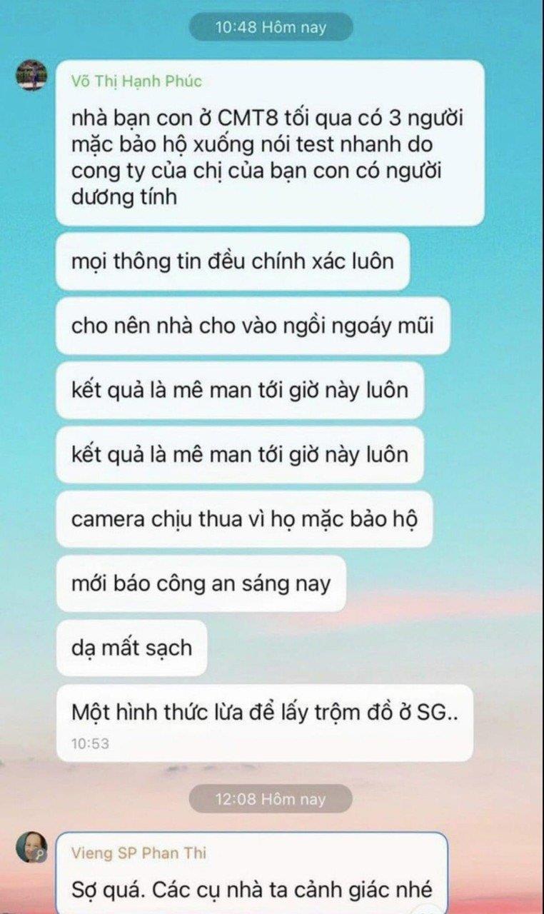 TP.HCM: Công an không phát hiện vụ “giả xét nghiệm Covid-19 để cướp tài sản” - Ảnh 1.