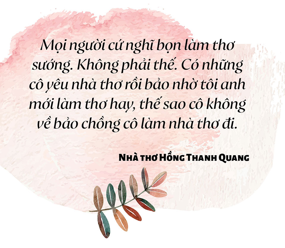 Trò chuyện giữa nhà báo Lưu Quang Định và nhà thơ,  nhà báo Hồng Thanh Quang: Về Thơ, Tình yêu và Cuộc đời - Ảnh 13.