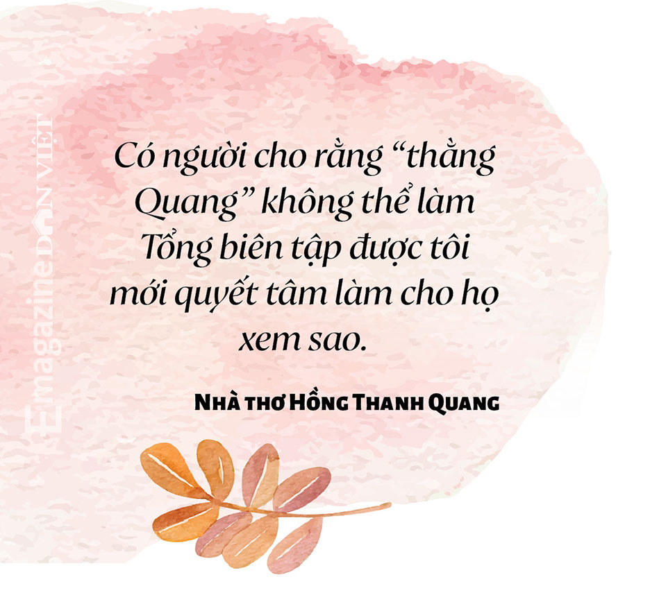 Trò chuyện giữa nhà báo Lưu Quang Định và nhà thơ,  nhà báo Hồng Thanh Quang: Về Thơ, Tình yêu và Cuộc đời - Ảnh 27.